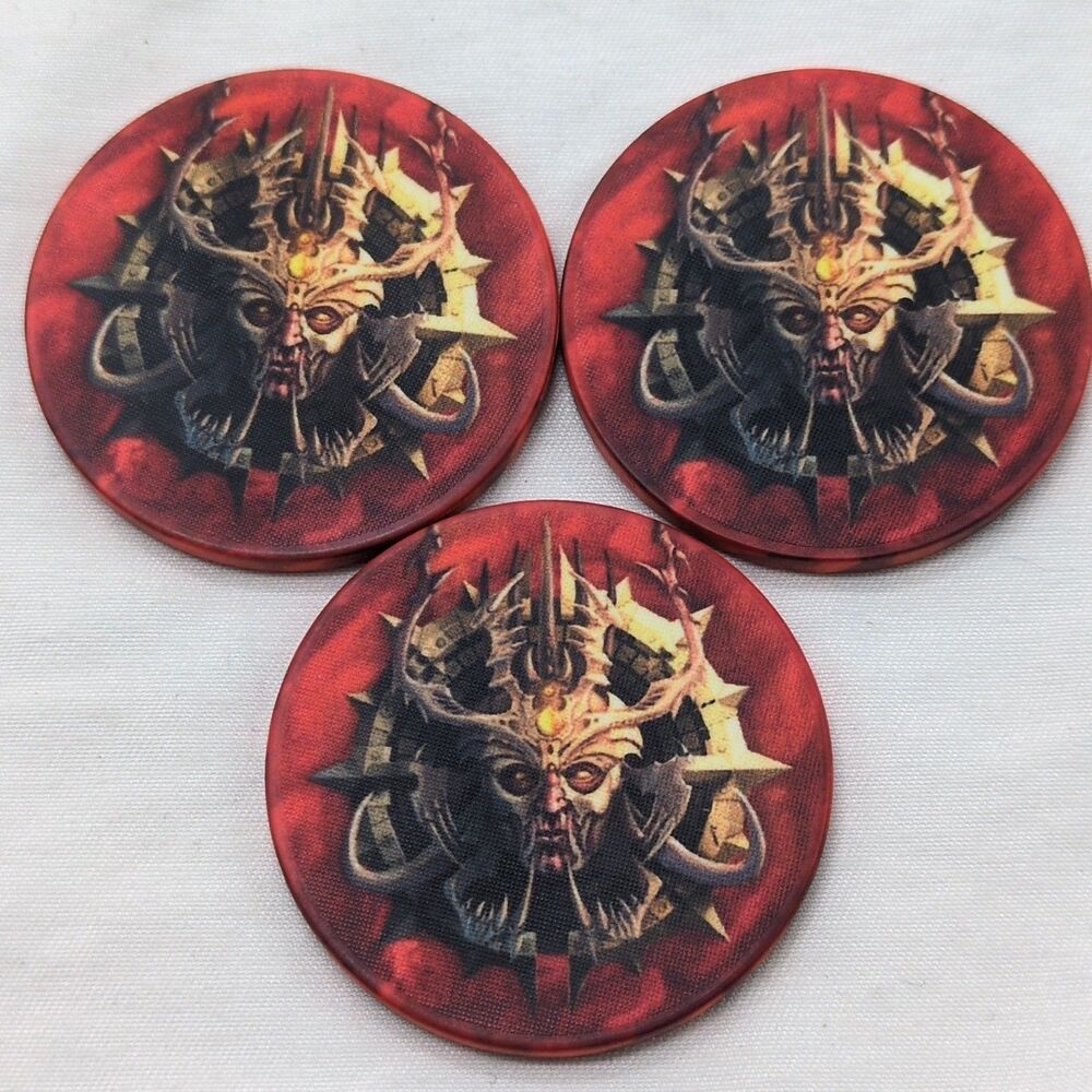 (3) Warhammer Underworlds Beastgrave Gift Pack Round Markers